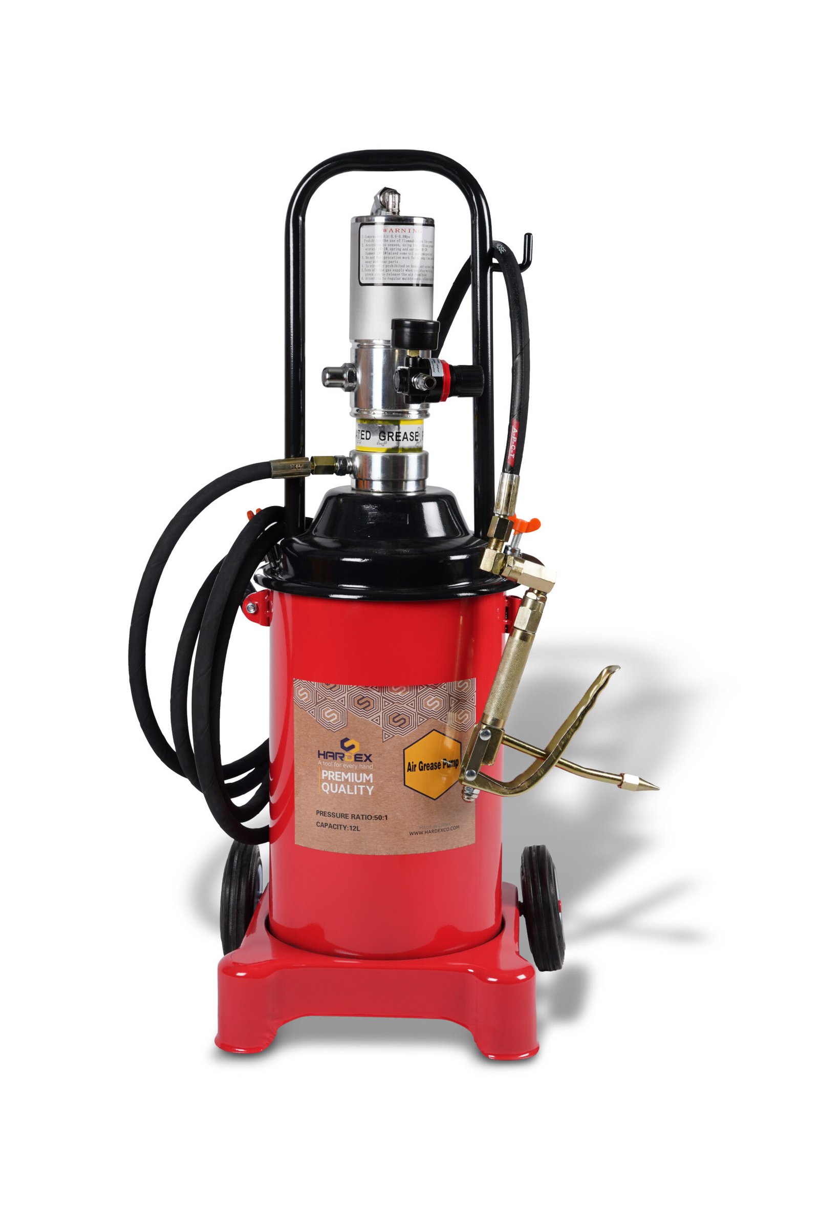 12لیتر گریس پمپ سطلی بادی 12 لیتر هاردکس - تصویر 1